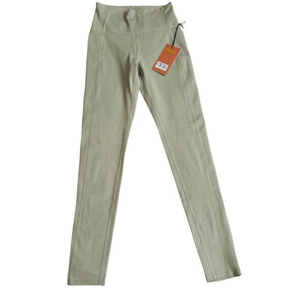 Girlfriend Collective compressive legging sz small olive green full leg pockets - Picture 2 of 12